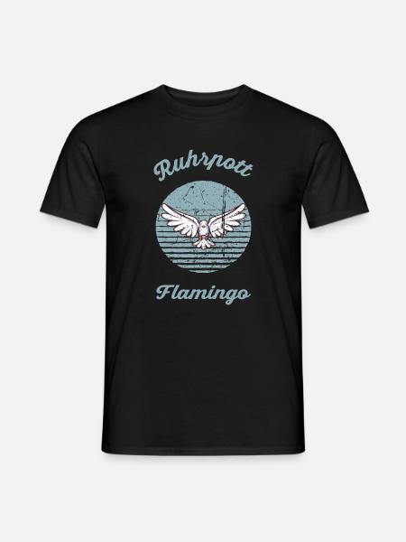 Ruhrpott Flamingo - Männer T-Shirt - Schwarz