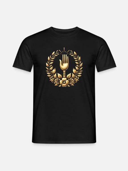 Gourmet Fork Logo - Men's T-Shirt - black