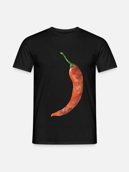 Chilli - Männer T-Shirt - Schwarz