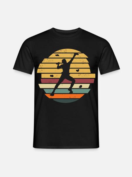 Boulder Klettern Bouldern Bergsteiger Kletterer - Männer T-Shirt - Schwarz