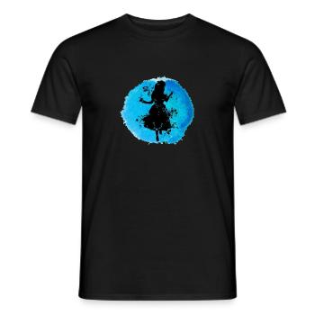 Alice Im Untergrund - - Männer T-Shirt - Schwarz - Vorne - AI Model Male 178 light (178cm)