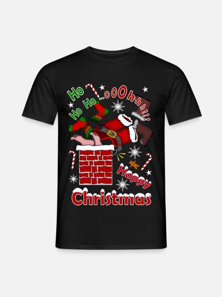 Weihnachten - Männer T-Shirt - Schwarz