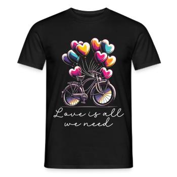 Songtexte Musikliebhaber Songwriter Musikfestival - Männer T-Shirt - Schwarz - Vorne - AI Model Male 178 light (178cm)