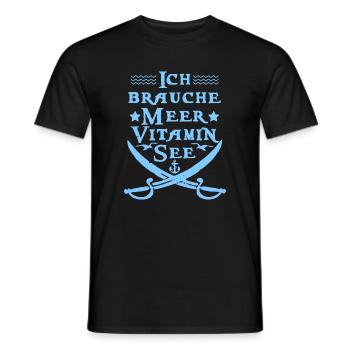 Lac de vitamines - T-shirt homme - noir - Devant - AI Model Male 178 light (178cm)