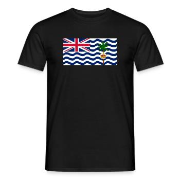 Britisches Territorium im Indischen Ozean - Männer T-Shirt - Schwarz - Vorne - AI Model Male 178 light (178cm)