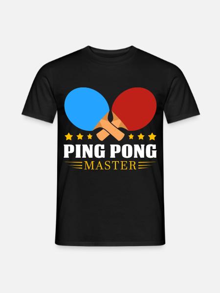 Ping-pong - T-shirt homme - noir