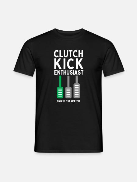 Clutch Kick Enthusiast - Men's T-Shirt - black