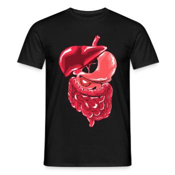 Flinker Gastroenterologe Endoskopie - Männer T-Shirt - Schwarz - Vorne - AI Model Male 178 light (178cm)