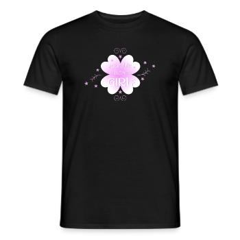 baby girl - Männer T-Shirt - Schwarz - Vorne - AI Model Male 178 light (178cm)