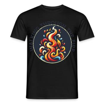 Songtexte Musikliebhaber Songwriter Musikfestival - Männer T-Shirt - Schwarz - Vorne - AI Model Male 178 light (178cm)