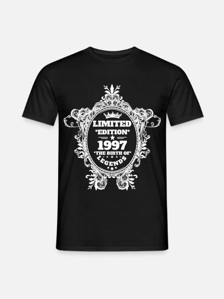 1997 - Männer T-Shirt - Schwarz