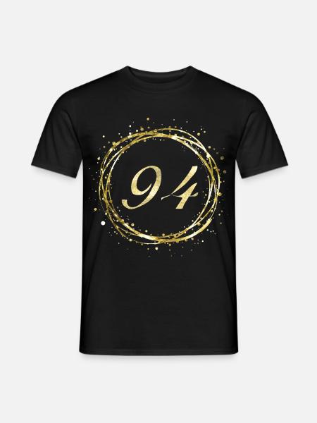 94 - Männer T-Shirt - Schwarz