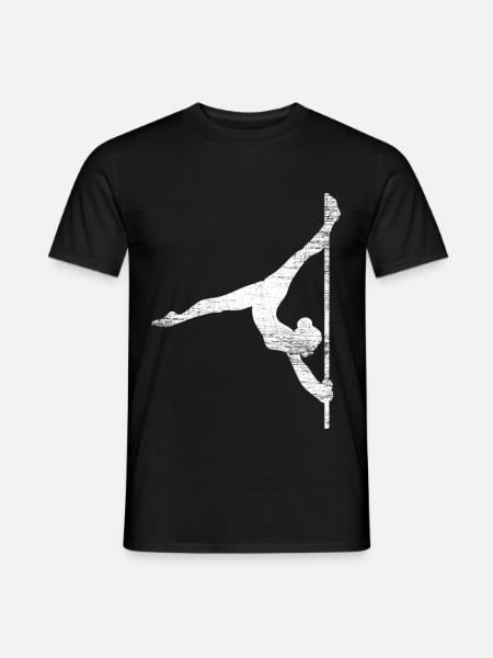 Heißer Pole Dance Junggesellenabschied - Männer T-Shirt - Schwarz