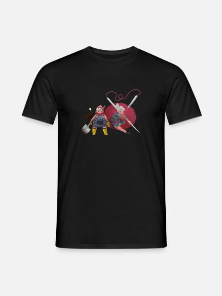 Grandma's Adventure - Men's T-Shirt - black
