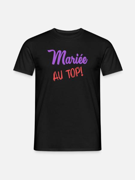 MARIEE - T-shirt homme - noir