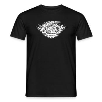 Tractor Pulling Logo - Männer T-Shirt - Schwarz - Vorne - AI Model Male 178 light (178cm)