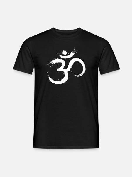 Om Design Symbol Hindus Jainas Buddhisten Hindu - Männer T-Shirt - Schwarz