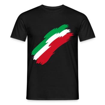 Iran - Fahne - Farben - Landesfarben - Geschenk - Männer T-Shirt - Schwarz - Vorne - AI Model Male 178 light (178cm)