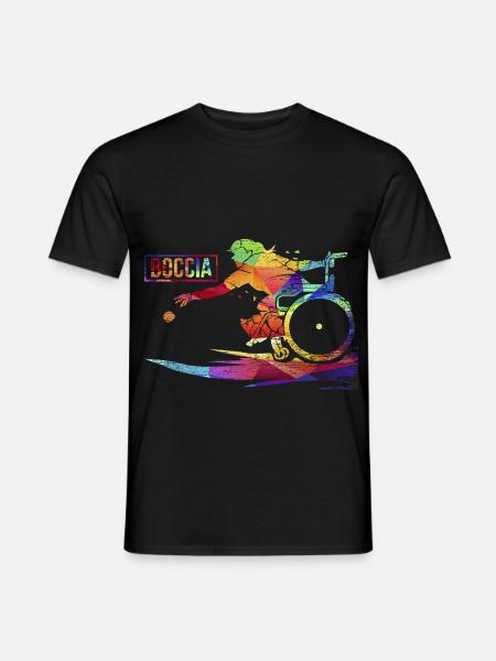 Zielsichere Boccia Präzisionswurf - Männer T-Shirt - Schwarz