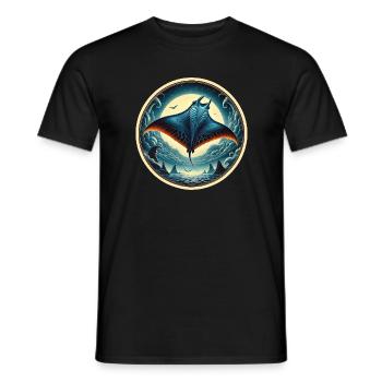 Raie - T-shirt homme - noir - Devant - AI Model Male 178 light (178cm)