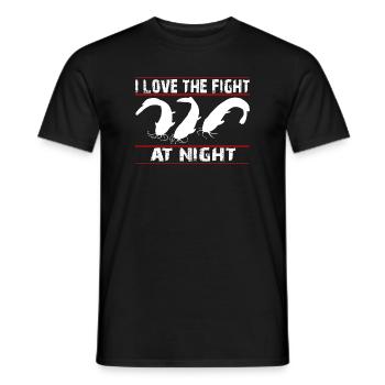 I poisson-chat - pêcheur de poisson-chat - T-shirt homme - noir - Devant - AI Model Male 178 light (178cm)