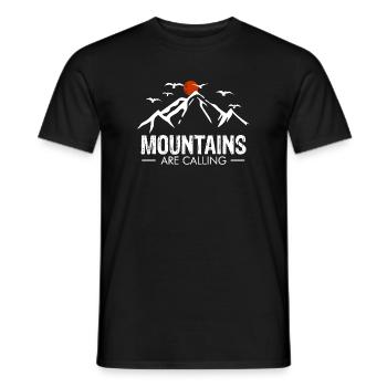 escalade alpinisme alpinisme escalade sportive - T-shirt homme - noir - Devant - AI Model Male 178 light (178cm)