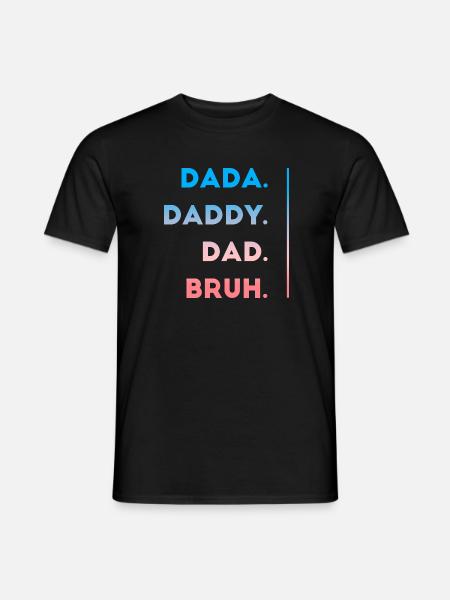 Lustiger Papa zum Vatertag - Männer T-Shirt - Schwarz