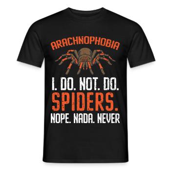 Spinnenliebhaber Spinnenflüsterer Arachnide Tarant - Männer T-Shirt - Schwarz - Vorne - AI Model Male 178 light (178cm)