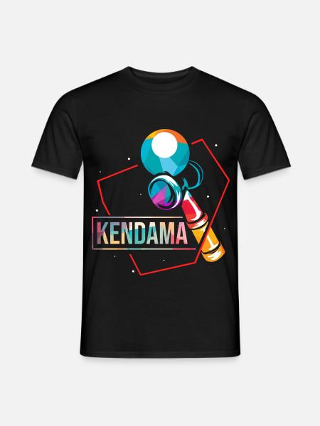 Spritziger Kendama Trickvariation - Männer T-Shirt - Schwarz