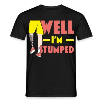 Ich bin ratlos Amputierte Amputierte Chirurgie - Männer T-Shirt - Schwarz - Vorne - AI Model Male 178 light (178cm)