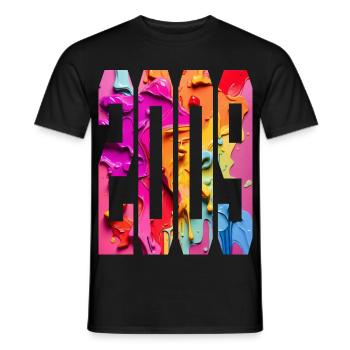 BUNT 17TH BIRTHDAY 2009 - Men's T-Shirt - black - Front - AI Model Male 178 light (178cm)