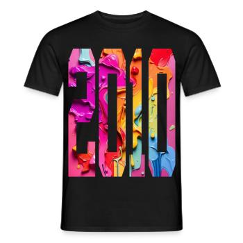 BUNT 16E ANNIVERSAIRE 2010 - T-shirt homme - noir - Devant - AI Model Male 178 light (178cm)