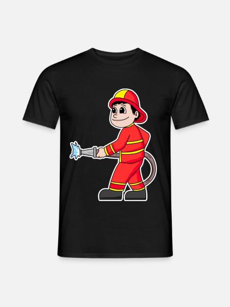 Firefighter - Men's T-Shirt - black