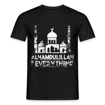 Alhamdullah Moschee - Männer T-Shirt - Schwarz - Vorne - AI Model Male 178 light (178cm)