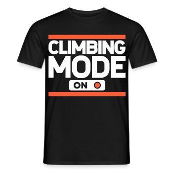 Klettern Bouldern Boulder Bergsteiger - Männer T-Shirt - Schwarz - Vorne - AI Model Male 178 light (178cm)