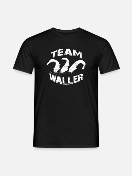 Welsangler - Sportfischer - Männer T-Shirt - Schwarz