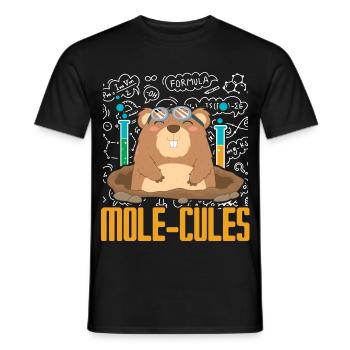 Maulwürfe Maulwurfliebhaber Maulwurfsflüsterer Wis - Männer T-Shirt - Schwarz - Vorne - AI Model Male 178 light (178cm)