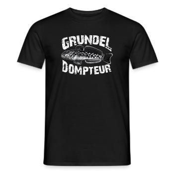 Ich fische Grundeln - Männer T-Shirt - Schwarz - Vorne - AI Model Male 178 light (178cm)