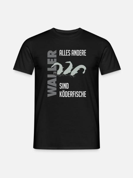 Wels fischen Kampf mit dem starken Wels - Männer T-Shirt - Schwarz