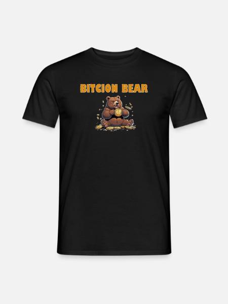 Bitcoin Bear - Men's T-Shirt - black