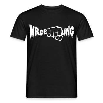Wrestling - Männer T-Shirt - Schwarz - Vorne - AI Model Male 178 light (178cm)