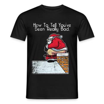 Glücklicher Schornsteinfeger Heiligabend - Männer T-Shirt - Schwarz - Vorne - AI Model Male 178 light (178cm)