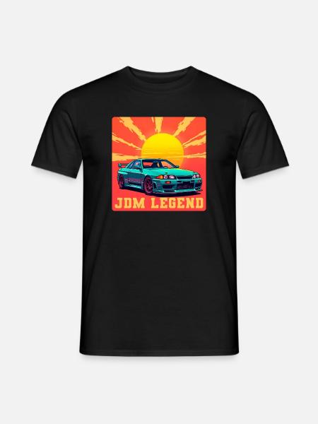 JDM Legend Sunrise - Men's T-Shirt - black