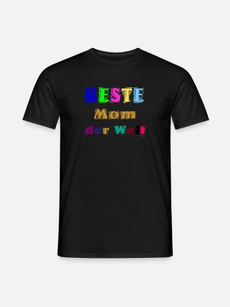 Beste Mutter der Welt - Männer T-Shirt - Schwarz