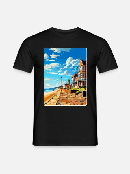 Herne Bay England Uk Vintage Reiseplakat WPA Kunst - Männer T-Shirt - Schwarz