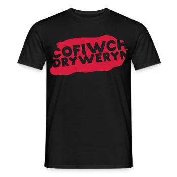 Cofiwch Dryweryn - Männer T-Shirt - Schwarz - Vorne - AI Model Male 178 light (178cm)