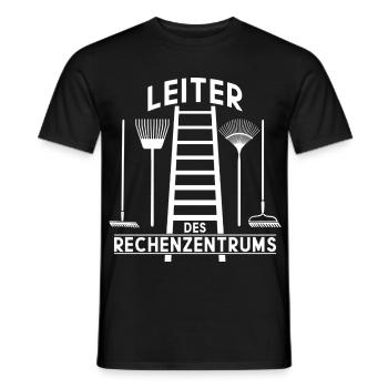 LEITER RECHENZENTRUM - Männer T-Shirt - Schwarz - Vorne - AI Model Male 178 light (178cm)