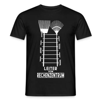 LEITER VOM RECHENZENTRUM - Männer T-Shirt - Schwarz - Vorne - AI Model Male 178 light (178cm)