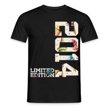 SOMMER LIMITED EDITION 2014 EIS 12. GEBURTSTAG - T-shirt homme - noir - Devant - AI Model Male 178 light (178cm)