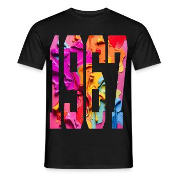 BUNT 59E ANNIVERSAIRE 1967 - T-shirt homme - noir - Devant - AI Model Male 178 light (178cm)
